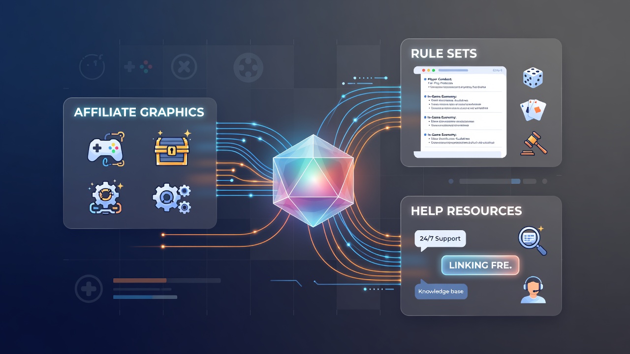 Illustration of poker players using help resources to connect free play sessions with VIP tier benefits