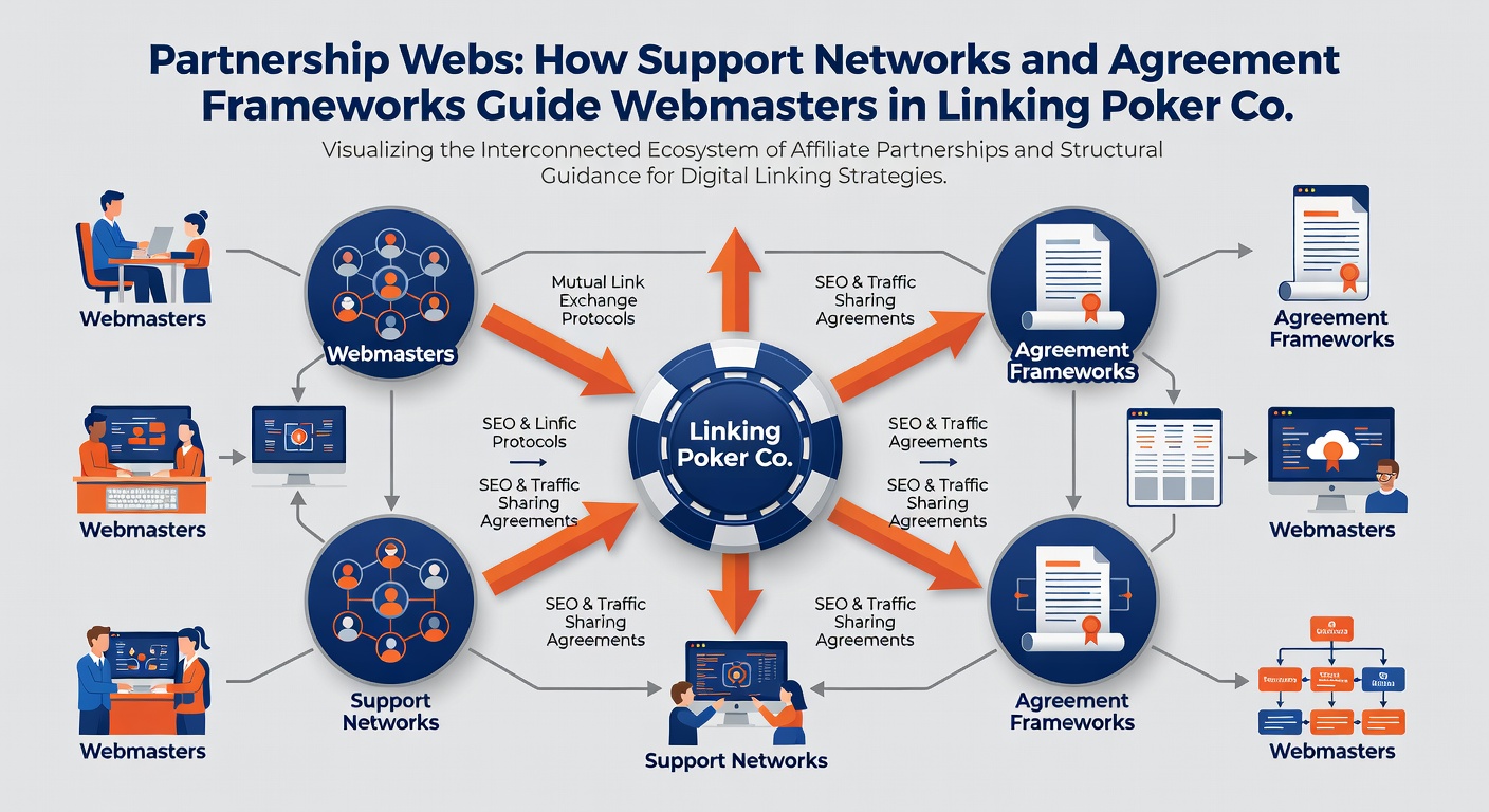 Support team assisting webmasters with agreement frameworks for high roller poker promotions and instant play integrations